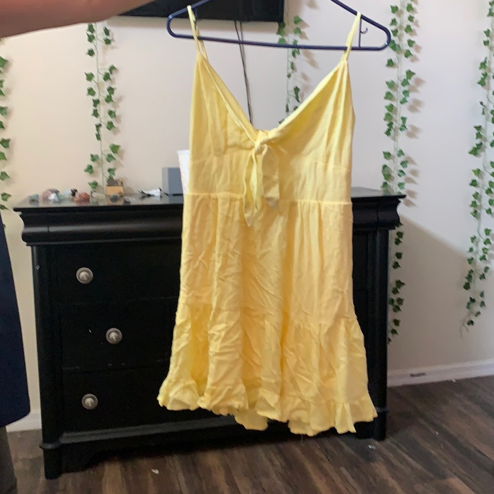 Yellow summer dress